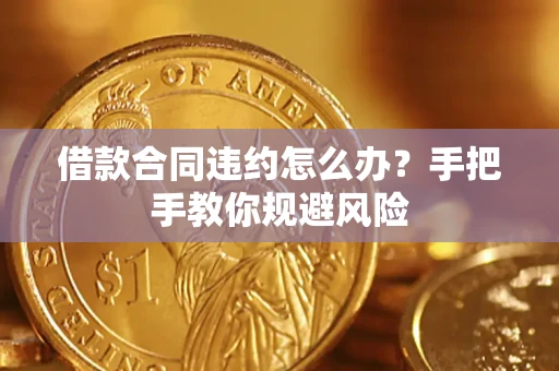 武汉借款合同违约怎么办？手把手教你规避风险
