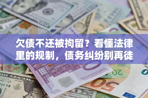 武汉欠债不还被拘留？看懂法律里的规制，债务纠纷别再徒劳奔波