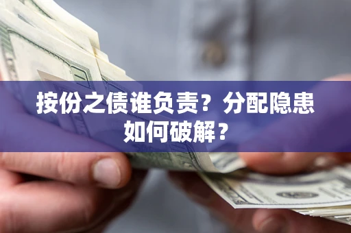 武汉按份之债谁负责？分配隐患如何破解？