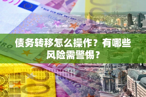 武汉债务转移怎么操作？有哪些风险需警惕？
