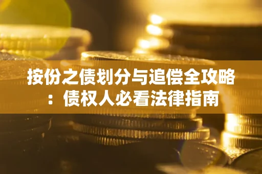 武汉按份之债划分与追偿全攻略：债权人必看法律指南