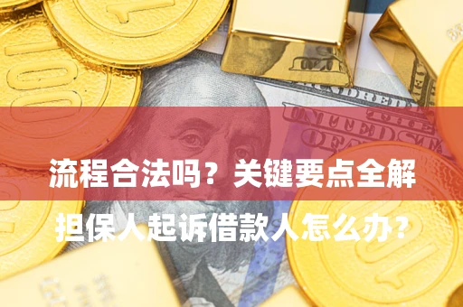 武汉

担保人起诉借款人怎么办？流程合法吗？关键要点全解析