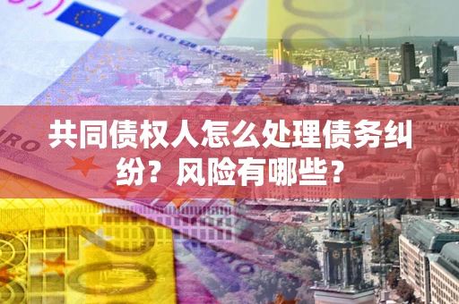 武汉共同债权人怎么处理债务纠纷？风险有哪些？