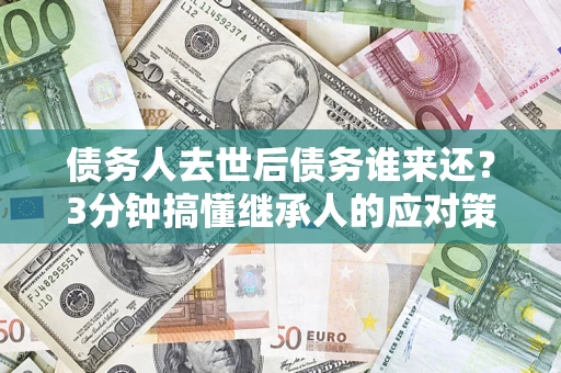 武汉债务人去世后债务谁来还？3分钟搞懂继承人的应对策略