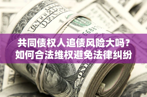 武汉共同债权人追债风险大吗？如何合法维权避免法律纠纷？